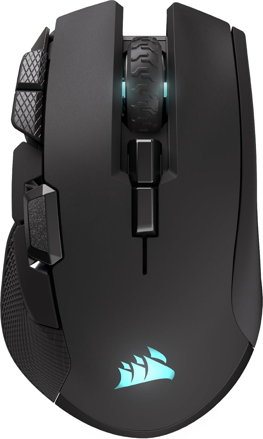 CORSAIR IRONCLAW Wireless SE Gaming Mouse – 26,000 DPI, Ergonomic Design for Larger Hands, 10 Programmable Buttons, for MOBA, FPS, MMO – Black